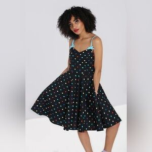 Hell Bunny True Love Mid Dress - Size:Large